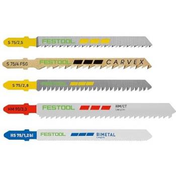 Set de hojas de calar STS-Sort/21 W/P/M - 578071 - Festool, Juego de hojas de sierra de calar, 21 piezas, incluye variedad para diferentes materiales (madera, plástico y metal),