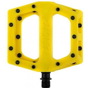 Pedales Planos DMR V11 Amarillos para MTB - Talla Única - Nylon
