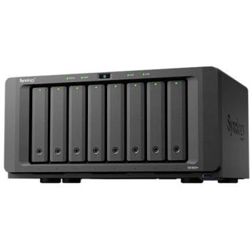 Synology DiskStation DS1825+ 8-Bay NAS Enclosure, Ryzen V1500B, 8GB DDR4, Expandable Storage