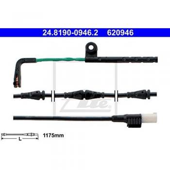 Sensor de desgaste de pastillas de freno ATE 24.8190-0946.2 para Land Rover Discovery