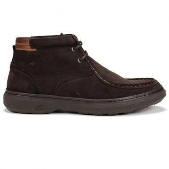 Fluchos F1881 Botín Plano Hombre Marrón - Duradero | Estilo Versátil | Confort Asegurado | Tacón Plano