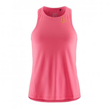 Camiseta de Running para Mujeres Craft Pro Hypervent - Rosa, sin mangas, transpirable, ligera, diseño ergonómico