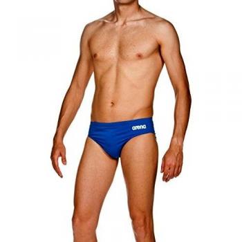 ARENA Solid Brief Bañador Slip, Hombre, Azul