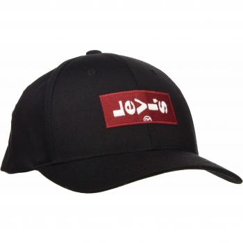 Levi's Lazy Tab Flexfit Gorra, Negro