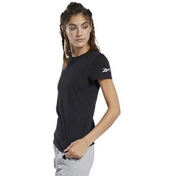 Reebok Wor Comm tee Camiseta, Mujer, Negro, S