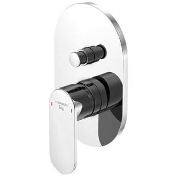 Mezclador empotrado Steinberg Serie 170, juego de instalación, para ducha/baño, dos salidas, cromado