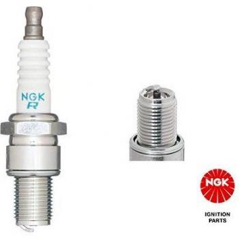 Bujía de encendido NGK BR9ECS-5 Plateado, tipo: Bujía, características: compatible con motores de alto rendimiento, diseño de electrodos mejorado para una ignición más eficiente, resistencia a altas temperaturas
