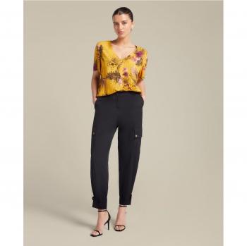 Pantalón de vestir tipo cargo Elena Mirò