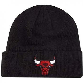 New Era Chicago Bulls Essential Cuff Beanie, Men's Black OSFM