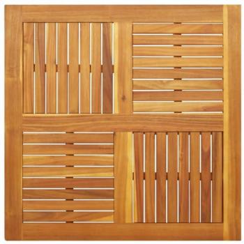 vidaXL Table Top 90x90x2.2 cm Square Solid Wood Acacia