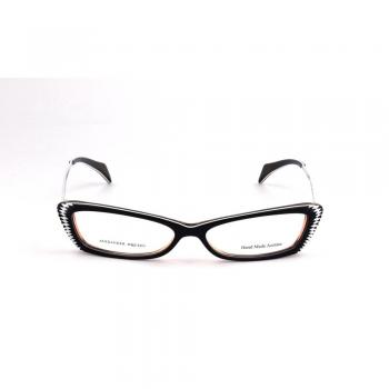 Alexander McQueen Women's Blue/White/Orange Spectacle Frame AMQ-4163-W0C (52 mm)