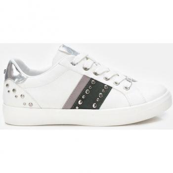 Zapatilla Xti Mujer Piel Sintética Detalles Metalizados Tachuelas Urbanas Navy Cordón