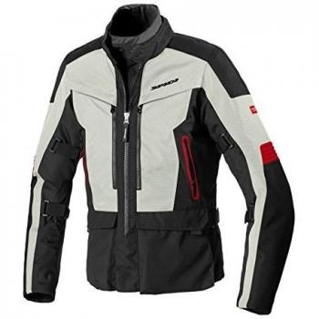 SPIDI Chaqueta de turismo Voyager 4, Negro/Gris, talla 3 X L