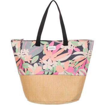 Bolsa de playa Roxy Waikiki Life mujer beige verde rosa