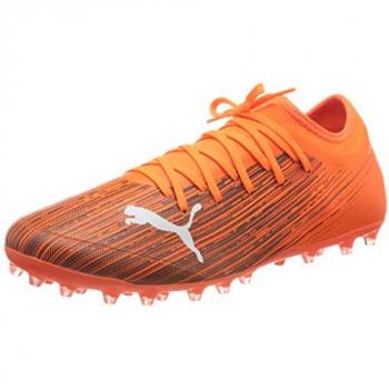Puma Ultra 3.1 Mg Botas de Fútbol, Talla 40, Multicolor (Shocking Orange Black)