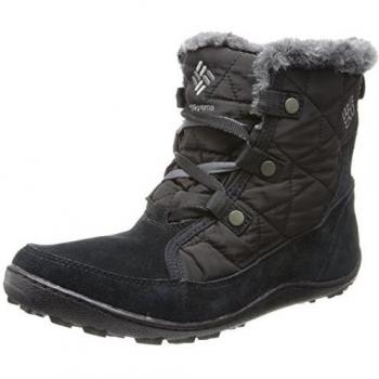 Columbia Bl1630 Botas de Material Sintético, para Mujer, Negro
