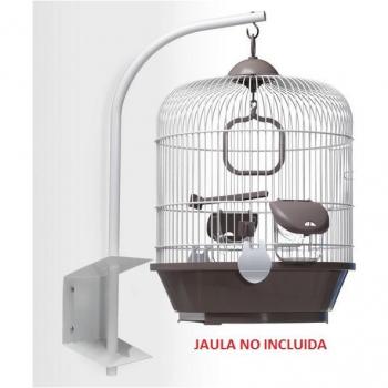 PIE 45 BLANCO nuevo modelo - Jaula para aves, pájaros.