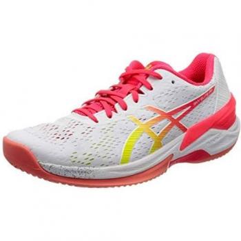 ASICS 1052A024-100_42.5, Zapatillas de Voleibol Mujer, Blanco, EU