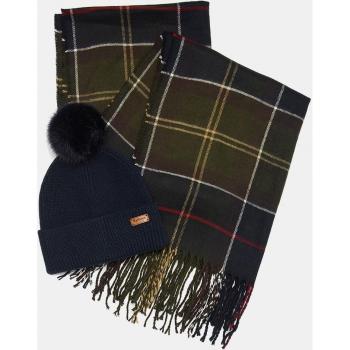 Barbour - Set de regalo de gorro y bufanda en tono natural