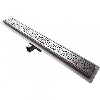 Canal de ducha ajustable G013 - desagüe de acero inoxidable para duchas a pie - longitud 800mm