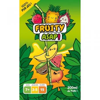 Juego de Mesa Asmodee Fruity Asap - Juego de Velocidad y Coordinación para 2 a 4 Jugadores, Edad Recomendada a Partir de 7 Años, Duración de 15 Minutos