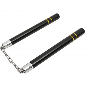Wooden Chain Nunchaku with Metal Box