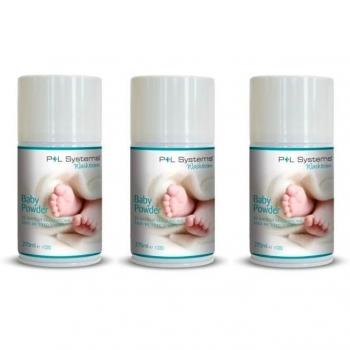 Lujo talco para bebés 270 ml x 3 - Ambientador, recambio
