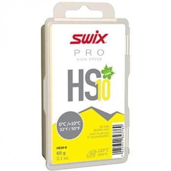 Cera en caliente Swix HS10 60 g para temperaturas de 0ºC a +10ºC, color amarillo, tamaño One Size