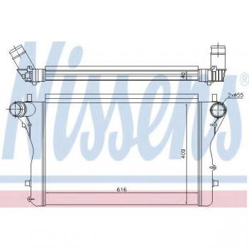 Intercooler NISSENS 96420 - Intercooler de alta eficiencia, fabricado en aluminio y plástico, diseñado para optimizar el rendimiento del motor, compatible con una variedad de modelos de vehículos, cuenta con un diseño ligero y duradero