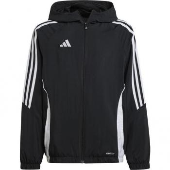 Adidas Tiro 24 Kids Windbreaker Jacket - Waterproof, Black and White