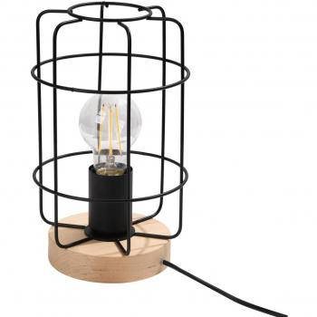 Lámpara de mesa Sollux Gotto - Dispositivo de iluminación con 1 bombilla E27 - Bombillas no incluidas - Iluminación moderna para interiores - Lámpara moderna para el salón - Dimensiones: 15x15