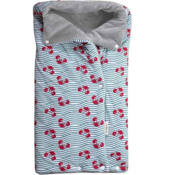 Saco Polar para Capazo de Bebé Jyoko Crabby - Abrigado en Invierno con forro polar