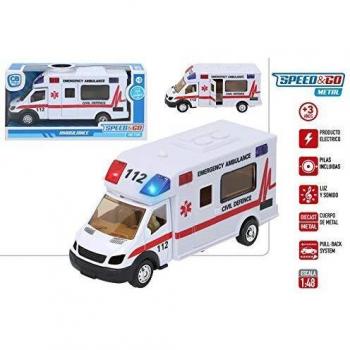 Color Baby Ambulancia Metal con Sonidos 1:48 + 3 AÑOS