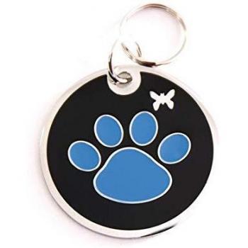 Medalla para perro grabable Martin Sellier, tamaño único, incluye collar y correa