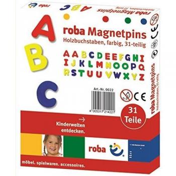 Robakids Juego De Imanes Con Alfabeto Roba Baumann 0021
