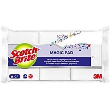 Set de Esponjas Mágicas Scotch-Brite Reacondicionadas (6 Piezas) - Elimina Manchas y Marcas sin Químicos