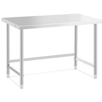 Mesa de trabajo de acero inoxidable Royal Catering ECO - 120 x 70 cm - capacidad de carga 93 kg