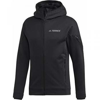adidas Ch Hooded FL Jk Chaqueta, Hombre, Negro, L