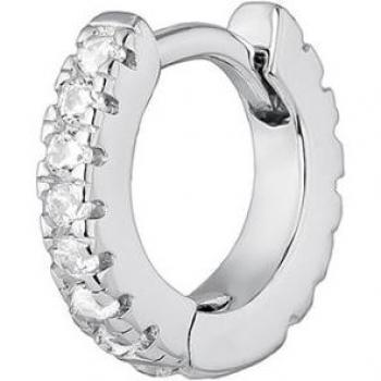 Piercing aro Earcandy Sophie de plata bañado en rodio