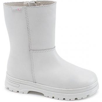 Botas Niña Pablosky de Piel Hydro Blanco 413200 con cremallera