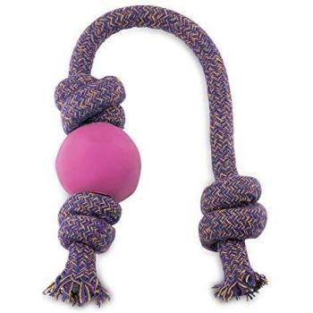 Pelota BecoBall con Cuerda Tamaño Grande (7,5 cm - Longitud de la Cuerda 50 cm) Color Rosa