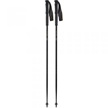 Bastones de trekking Komperdell Carbon FXP Trail con dragonera Comfort Padded, color naranja y negro, par de 125 cm
