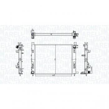 Radiador de refrigeración del motor MAGNETI MARELLI 350213182100