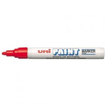 Rotulador Permanente Uni-Ball Paint Marker PX-20 Rojo Punta Redonda 2.2-2.8 mm Pack de 12 Unidades
