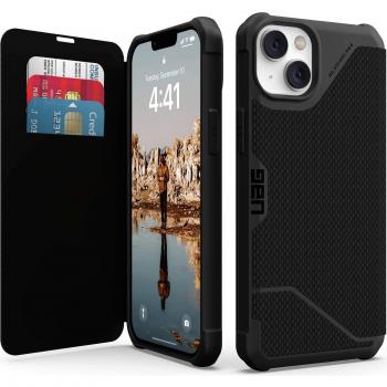 Funda Folio Metropolis UAG para Apple iPhone 14 Plus - Kevlar Negro