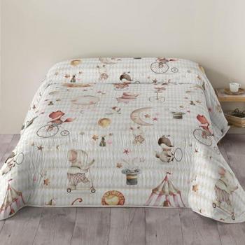 Edredón Nórdico Infantil Estampado Naturals - Acolchado Suave 300 Gramos - Microfibra Tacto Pluma - Modelos Circus para Camas de 90/105 cm