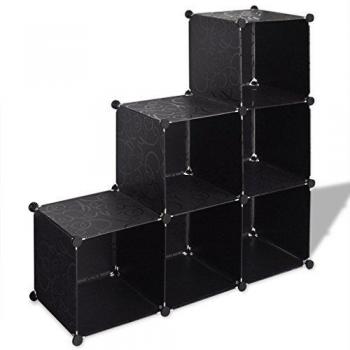 vidaXL Organizador de zapatos con 6 compartimientos cúbico 110x37x110 cm