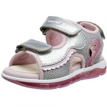 Geox Baby-Girl B Sandal TODO B Open Toe, Silver