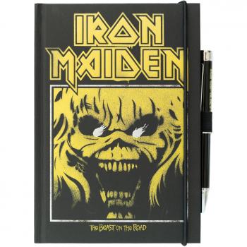 Bloc de Notas Iron Maiden con Bolígrafo Proyector