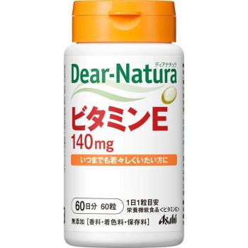 Dear-Natura Vitamin E 60-Capsule Dietary Supplement